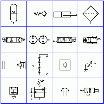 iso hydraulic symbols